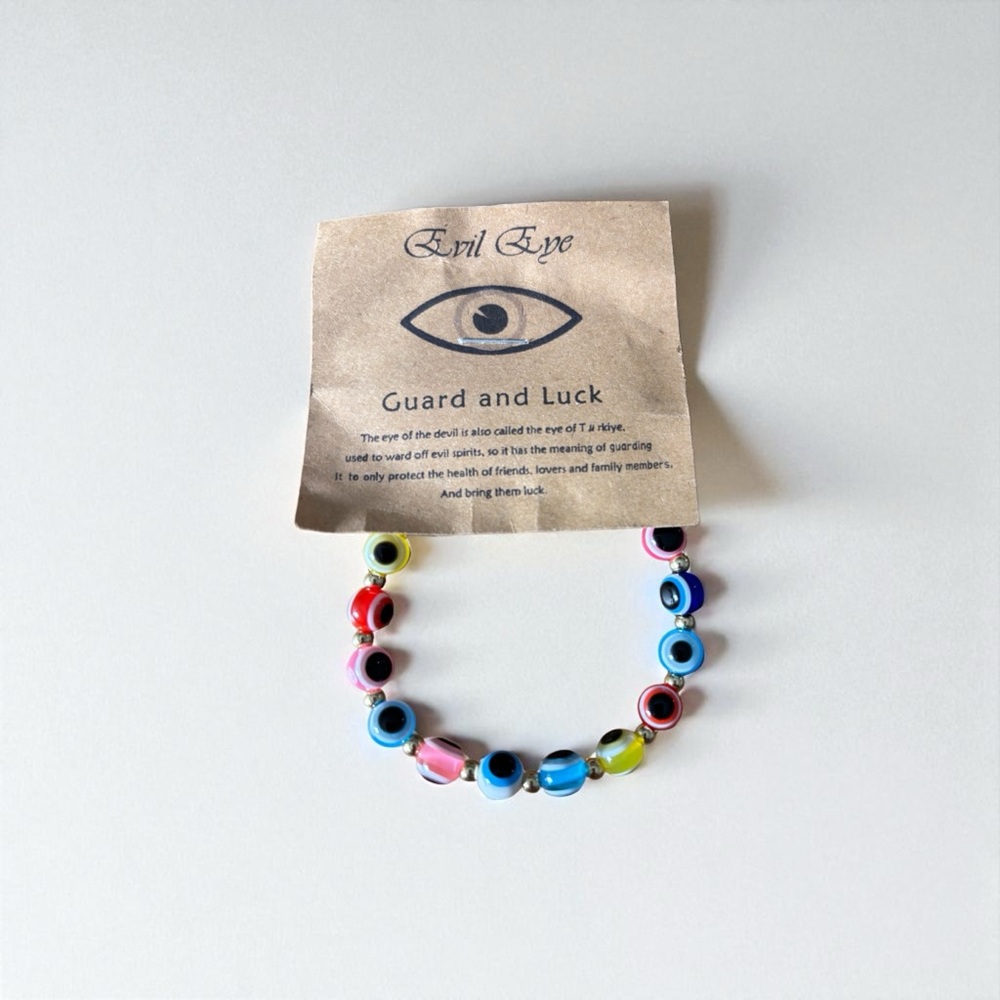 Women’s Evil Eye Multicolor Beaded Bracelet
